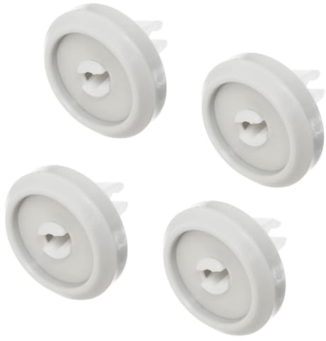 Reliapart Lower Basket Wheel (4 Pack) Compatible for Miele G Series Dishwashers G10–G99, G80–G89, PG8 Prefixes Smooth Rolling Replacement 2372352 Dishwasher Spare
