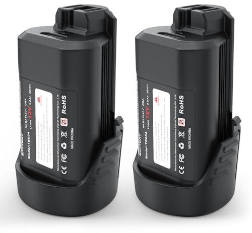 HTongD Ersatzakku für Bosch Akku 12v: 3.0Ah Li-ion Werkzeugakku Kompatibel BAT420 BAT411 BAT411A BAT412 BAT413 (2-Stück)