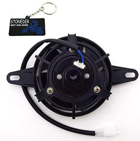 Stoneder, ventola di raffreddamento termico per radiatore elettrico, per moto da cross cinesi ATV, quad a 4 ruote, Go Kart, buggy, UTV, 150 cc, 200 cc, 250 cc