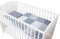 ULLENBOOM ® Baby Bettwäsche aus 100% Baumwolle (OEKO-TEX), 80x80 cm Graue Sterne - 2-teilig (Set): Baby Bettwäsche 80x80 cm und Kissenbezug 35x40 cm, Für Jungen und Mädchen