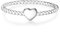 GLANZSTÜCKE MÜNCHEN Damen-Ring Herz Sterling Silber - Damen-Schmuck Freundschafts-Ringe dünner Steck-Ring Herzring