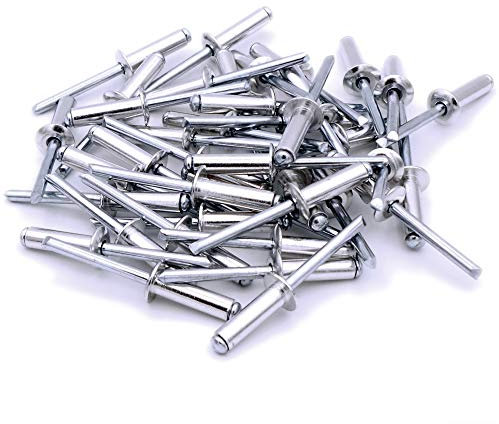 Rivetti a cupola M6 (6 mm x 26 mm) in alluminio (confezione da 40)