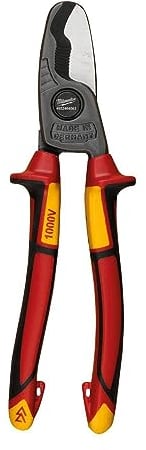 Milwaukee 932464563 VDE - Cortador de cables (210 mm), color rojo