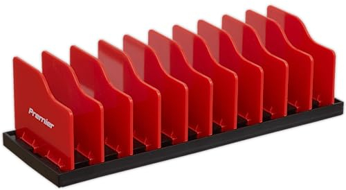 Sealey PR01 Pliers Rack,Red,250mm
