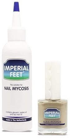 Imperial Feet Traitement des Ongles avec Vernis Nude-Soin Nourrissant pour des Ongles Forts et Sains, Formule Hydratante, Fini Naturel Longue Tenue, Manucure & Pédicure Professionnelle