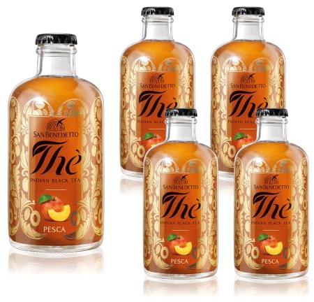 San Benedetto Indian Black Tea Pesca 0,25 L Vetro - Confezione x4