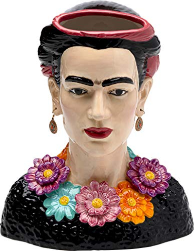 Kare Design Deko Vase Style Muse Flowers, Mehrfarbig, Vase, Blumenvase, Keramik, nur für Trockenblumen geeignet, 34 cm (H)