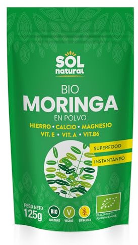 Solnatural Moringa En Polvo Bio 125G 300 g