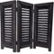 Pare-fenêtre bois 52 cm - shutter rural comme écran de fenêtre noir | Inspiring Minds