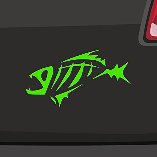 Autoaufkleber Fisch Piranha Tatoo -6 Größen- Sticker Hecht Aquarium Forelle JDM in 6 Größen und 21 Farben
