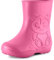 Ladeheid Stivali pioggia bambino e Bambina in EVA Stivaletti Pioggia per bambini in gomma e resistenti LA-CA-10 (Rosa, 32/33 EU)