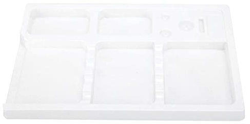 10Pcs Tattoo Tool Tray, Einweg Waschbar PVC Tattoo Tool Tray Halter Organizer Pigment Aufbewahrungstablett, Für Tattoofarben Körper Make-up Waschbar Tablett Pigment Tray(10 Stück)