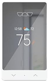 Schluter Ditra-Heat-E-RS1 Smart Thermostat Floor Warming System Compatible with Control4 Home Automation Platform - Built-in GFCI, App, Voice, Home Assist - DHERT105/BW