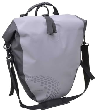 Filmer, 49611, Fahrradtasche Trekking für Gepäckträger, Inhalt: 25 Liter, 100% wasserdicht, Zollverschluss, Schultergurt und Tragegriff, Maße: 565 x 300 x 150 mm,