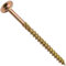 AERZETIX - C67447 - Lot de 50 Vis à bois Ø5x80mm à tête large bombée - à empreinte étoile Т25 - en acier zingué - menuiserie, contreplaqués, agglomérés, mélaminés