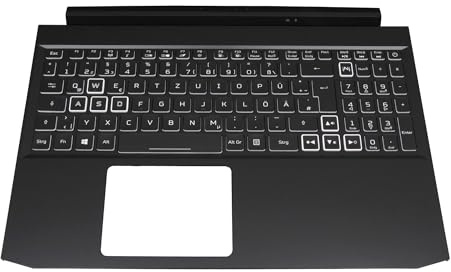 Acer 6B.QB2N2.014 Original Tastatur inkl. Topcase DE (deutsch) schwarz/weiß | mit Backlight für Nitro 5 (AN515-55)