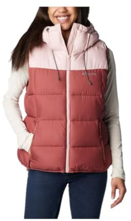 Columbia Pike Lake II Insulated Vest BEETROOT, DUSTY PINK - L