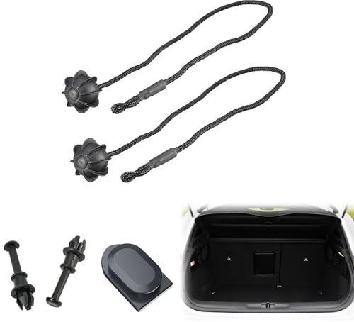 Hutablage Clips,2 Stück Halteband Hutablage,Hutablage Haltebände,Band Halterung für Den Kofferraum,Heckablage Strap,Schnur für Kofferraum,Hutablage Haltebänder Auto,Hinteren Kofferraum Hutablage