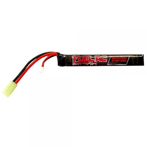 Batterie Li-Po 7,4 V x 1500 mAh 25 C Stick | pour Armes Airsoft et Voitures, Bateaux ou hélicoptères radiocommandés RC