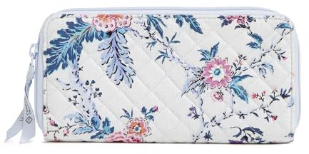 Verabradley Damen Jordin Continental Geldbörse aus Baumwolle mit RFID-Schutz, Magnifique Floral, Einheitsgröße
