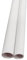 2 Stück Länge 500 mm weißes PVC-Kunststoffrohr, for Heimwerker-Sanitärrohre (Color : Length 500mm, Size : 10x12mm 2pcs)