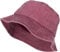 styleBREAKER Unisex Fischerhut Einfarbig in Vintage Washed Optik, Bucket Hat, Stoff Sonnenhut Unifarben 04025045, Farbe:Bordeaux-Rot