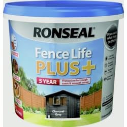 FAB INT PRODUCTS Fence Life Plus, 5 Litre (Charcoal Grey)