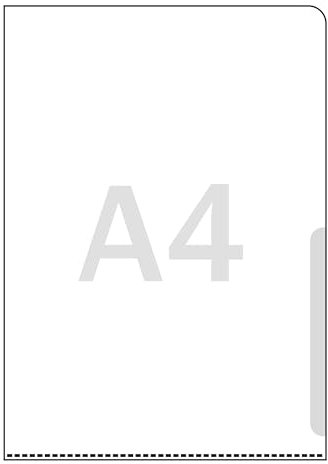Sichthüllen A4, leicht genarbt, transparent