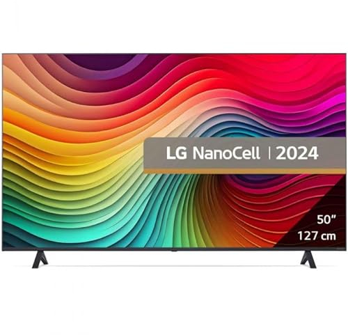 LG Smart TV 50 Pollici 4K Ultra HD Display NanoCell Sistema WebOS Processore a5 Gen7 HDR10 Classe G Wi-Fi - 50NANO81T3A