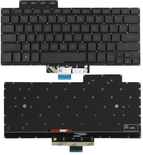 YAEHUYING Replacement Backlit Keyboard for ASUS ROG Zephyrus G14 GA401 GA401Q GA401U GA401M GA401I GA401IV GA401QM GA401QH GA401QC Series Laptop Backlight US Layout, Long Shift Key