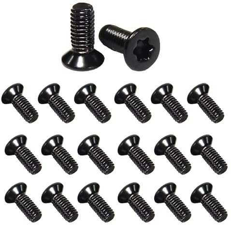 SoeUyd 20 Piezas Tornillos Acero Inoxidable, Tornillos M6, Tornillo de Acero Inoxidable,Para La Fabricación de Equipos de Telecomunicaciones,Mantenimiento de Automóviles Y Motocicletas
