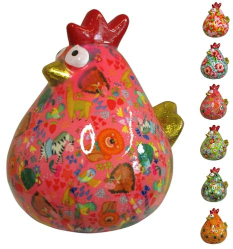 netproshop Spardose Huhn aus Keramik Pomme Pidou ca. 14,5x12,5x17 cm, Auswahl:Huhn-Matilda-Wildlife