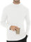 Tyhengta Fleece Tops Men Long Sleeve T Shirt Base Layer Thermal Undershirt Lightweight Sports Tops White, XL