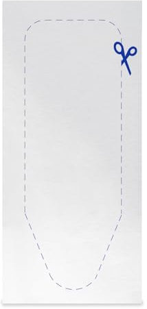 VividPaw Ironing Board Padding Only, Cut to Desired Sizes, Fitting up to 18x54 Ironing Boards, Premium Felt Underlay Padding, Universal Replacement Iron Board Felt Pad (57 x 21)