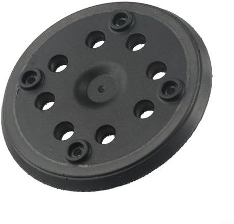 Tampone abrasivo ad alta densità, per levigatrici eccentriche Bosch, rotondo, con otto fori di raccolta della polvere, adatto per Bosch PEX 270 A e PEX 270 AE