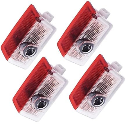 Sylswx Türlicht Einstiegsbeleuchtung für AMG Logo, 4 Stück Türbeleuchtung Logo Projektor, Autotür Projektor Licht Zubehör für A B C E M G AMG er W166 W176 W205 W212