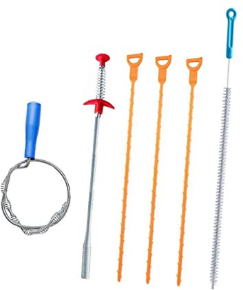 Cabilock 1 Set Pulizia Scolatori Flessibile per Rimuovere Otturazioni da Lavandini Cucina e Bagno e Sporcizia Facile da Usare e Resistente