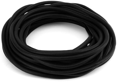 Gap Filler Backer Rod 6mm x 15m Black Rubber Closed-Cell Foam Seal Strip for Patio Slabs, Floorboards, Window Door Trim Flexible, Expanding, Weather Stripping, Joint Filler, Mildewproof Foam