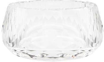 DONOUCLS Tarros de cristal para cosméticos, tarros de caramelos, recipientes apilables con parte superior abierta para maquillaje, dulces, decoración de mesa de boda, sales de baño, recuerdos de