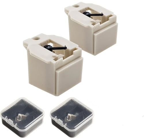 2 Pack ATN3600L Diamond Needles Replacement Stylus, Compatible for Audio-Technica AT-LP60x,AT-LP60xBT,AT-LP60xUSB,AT-LP60,AT-LP60-USB,AT-SB727,AT-SB2022,Crosley C100, C200 Turntable Player,