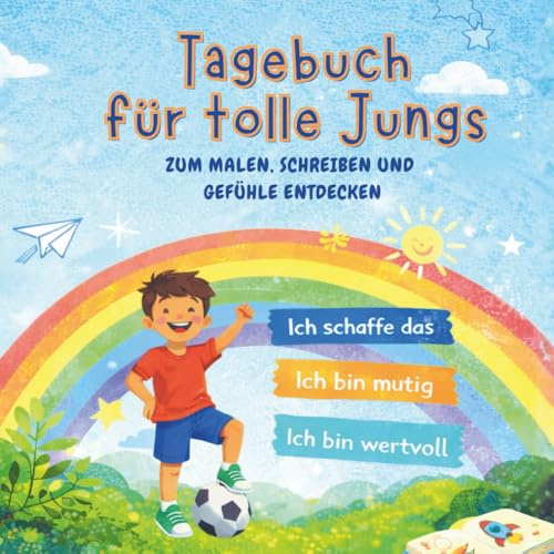 Tagebuch für Jungs: Malen, Schreiben und Gefühle entdecken