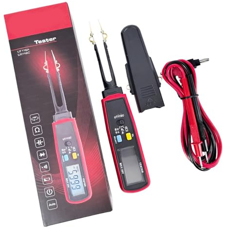 Rotatable 180° Tester, Probe Fuses Monitor, Automotive Draw Fuses Tool for Boats Caravans Power Circuit Testing Circuit Tester Automotive