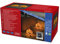 Konstsmide 6137-103 LED Acryl Kürbis, 2er Set / für Außen (IP44) / 6h Timer / 24 warm weiße Dioden / Batteriebetrieben: 4 x AA 1.5V (exkl.) / transparentes Kabel