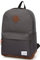 VASCHY Zaino Uomo, Zaino Donna Casual Zaino Scuola Superiore Zaino Università Vintage Zaino Classico Impermeabile Zaino porta PC 15.6 Pollici Zaino da Viaggio Lavoro Grigio