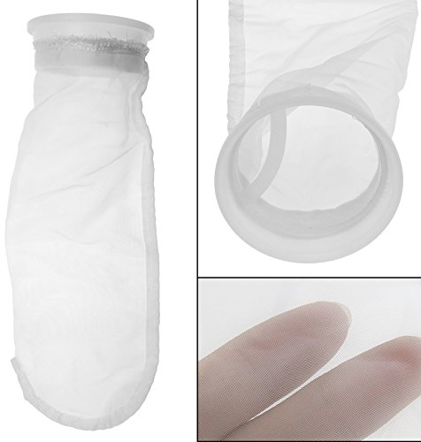 100 Mikron 38,1 cm Länge 10,2 cm Ring Nylon Filter Socke Fische Aquarium Marine …