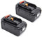vhbw 2X Akku kompatibel mit Makita BUB360X, BUB360RDE, BUB360, BML360, BLM430ZX2C, BLM430Z, BLM430RDE Werkzeug (4000 mAh, Li-Ion, 36 V)