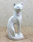 eSplanade pet cat Cremation urn memorials urne behälter Glas Topf | Messingurne | Metallurne | Graburne | Denkmäler Andenken | Urne Katze Urne (Weiß)