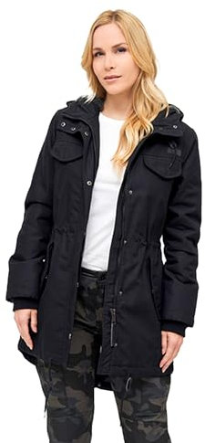 Brandit Women Marsh Lake Parka, Farbe: black, Größe: M