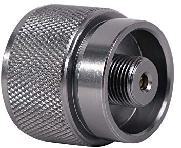 REDCAMP Camping Stove Adapter, Outdoor Camping Stove Connector Gas Bottle Adaptor, 2 Styles (black01)