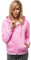 OZONEE Damen Kapuzenpullover Sweatjacke Sweatshirt Farbvarianten Kapuzenjacke Kapuzenpulli Langarm Kapuze Hoodie Sport Style Casual Fitness Basic Training JS/W03 Hellrosa M